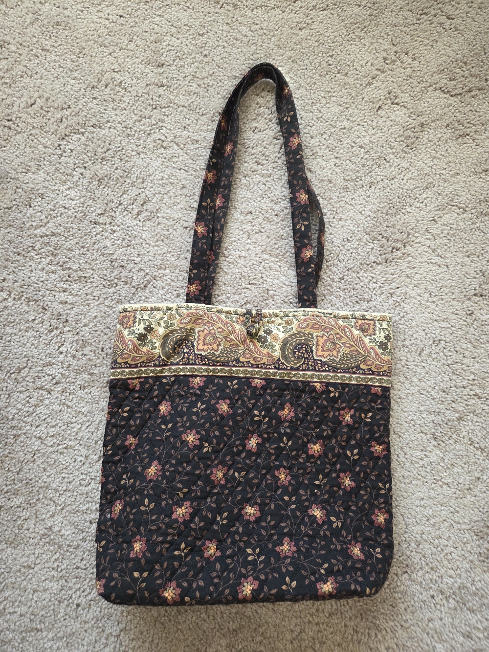 Vintage Vera Bradley Floral Tote Bag
